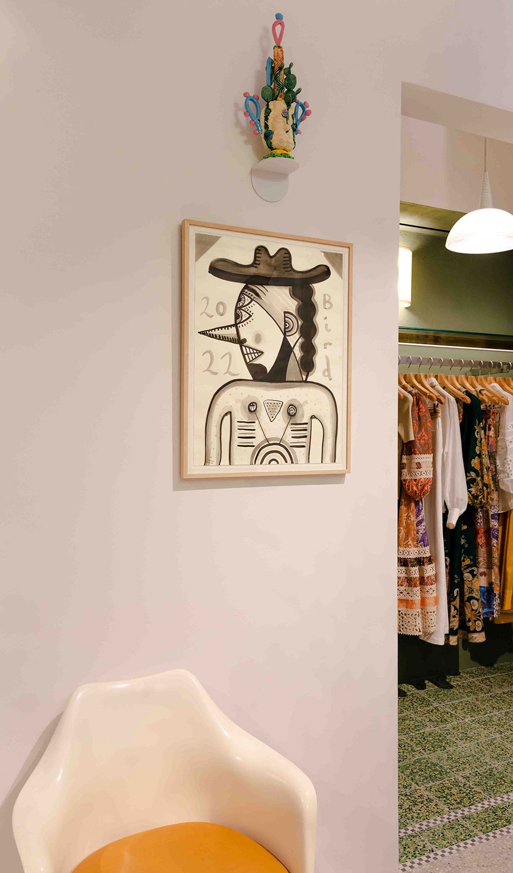 Artwork in our Phipps Plaza Atlanta Zimmermann boutique  