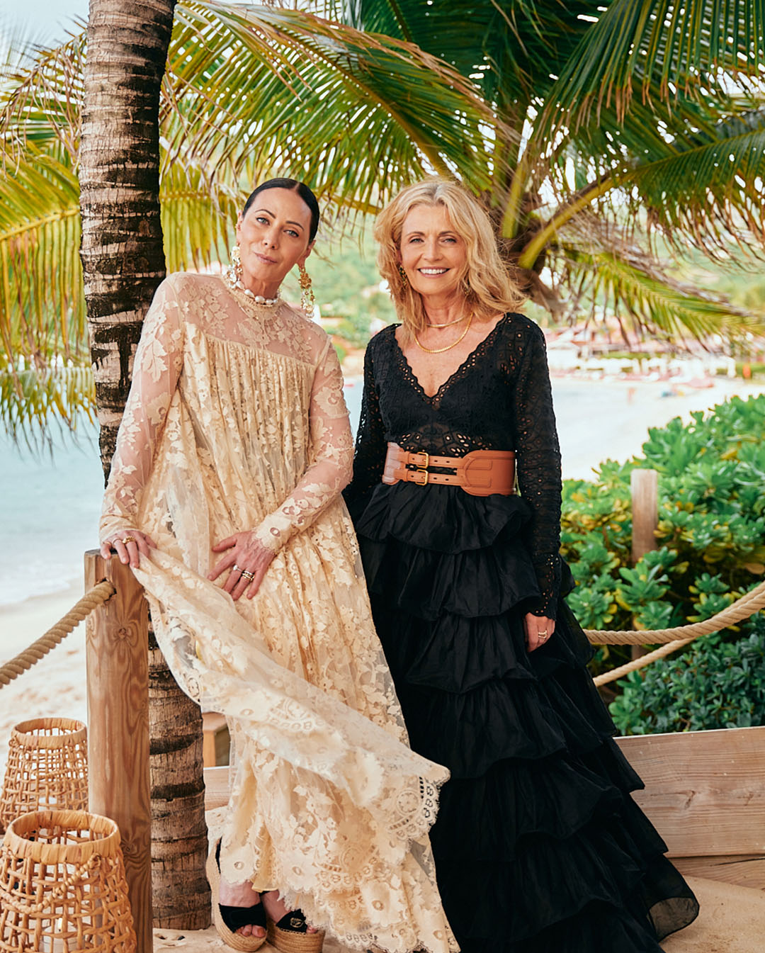 NICKY AND SIMONE ZIMMERMANN IN ST BARTH.