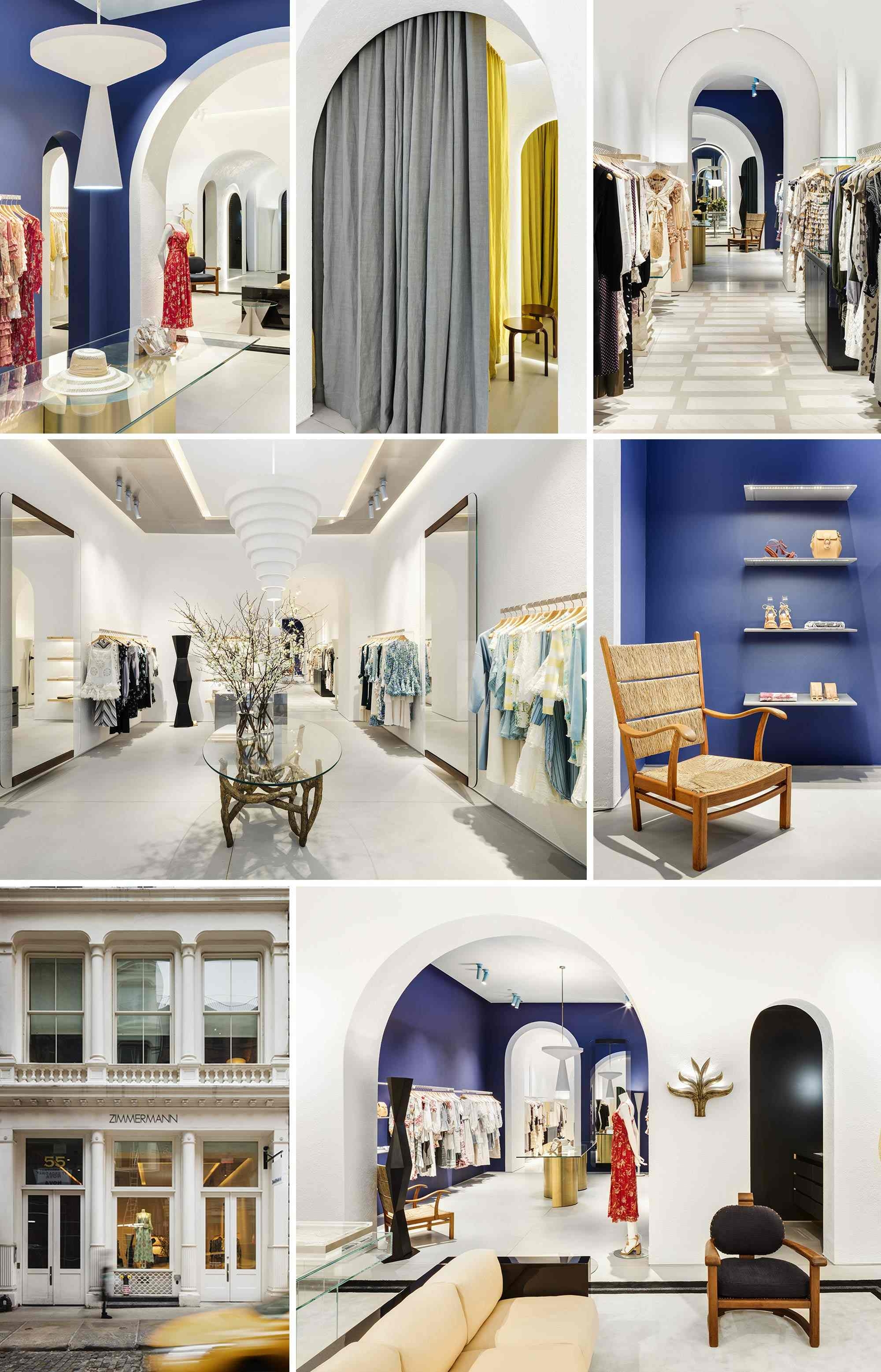 The interior details of our Soho store