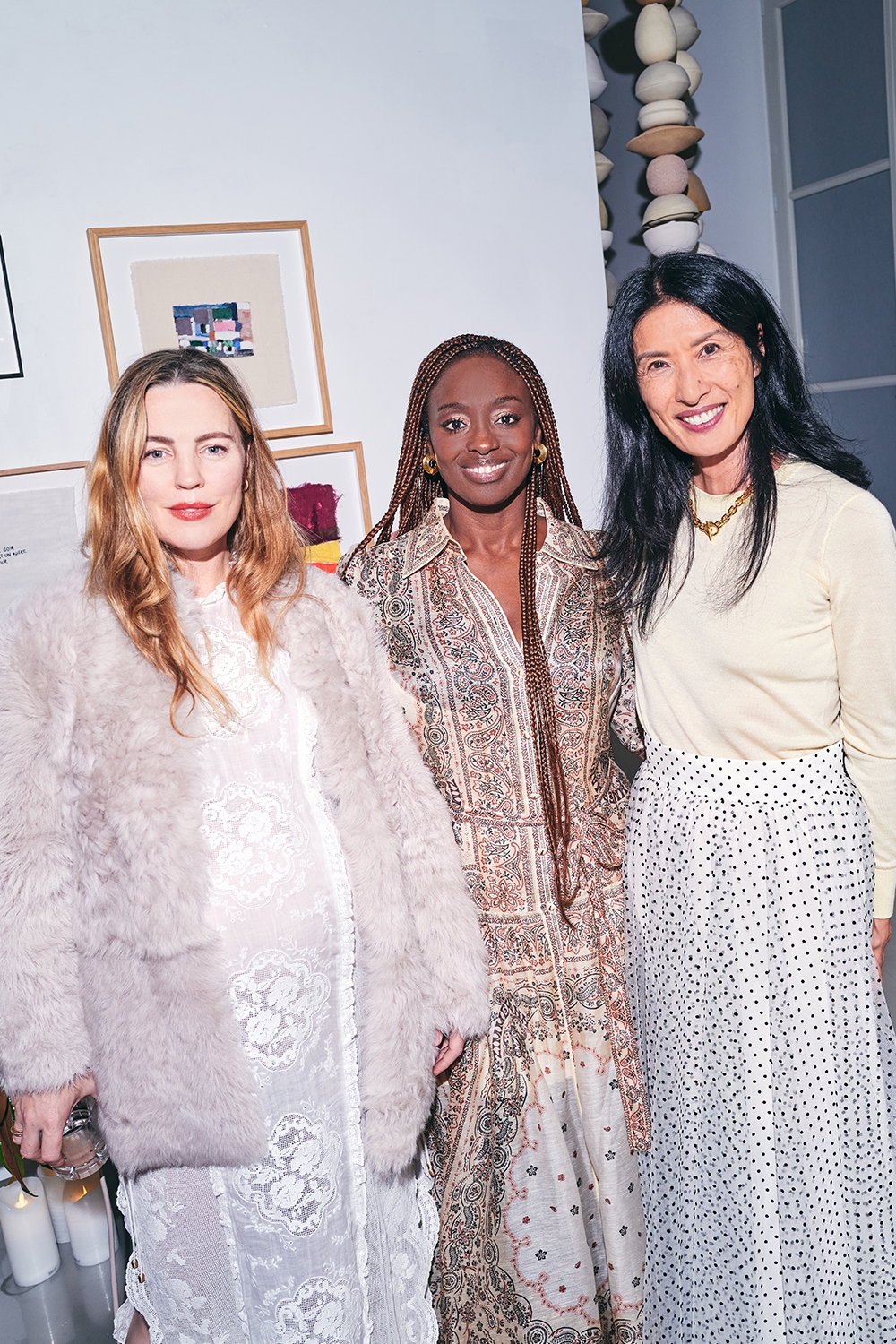 MELISSA GEORGE, AISSA MAIGA AND SUZI DE GIVENCHY 