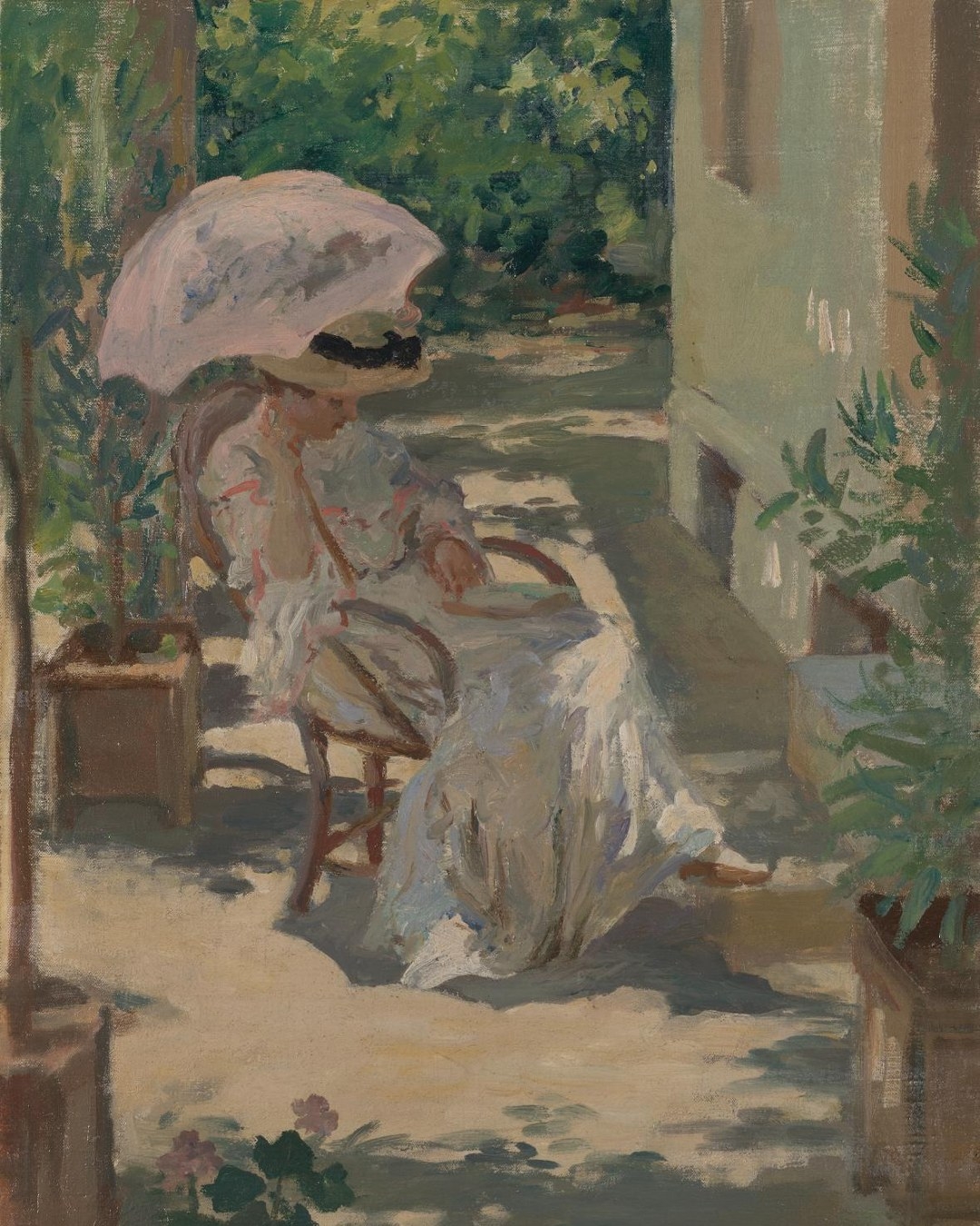  'A sunny nook' (c. 1913), by Rupert Bunny. Image courtesy of the National Gallery of Victoria, Melbourne. 