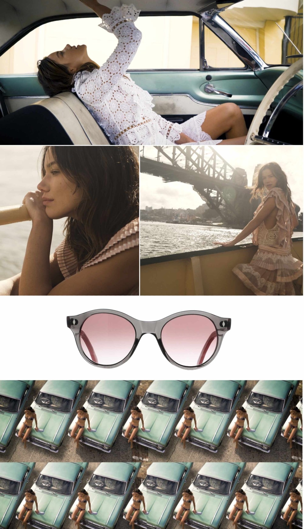 Sydney sunglasses campaign images
